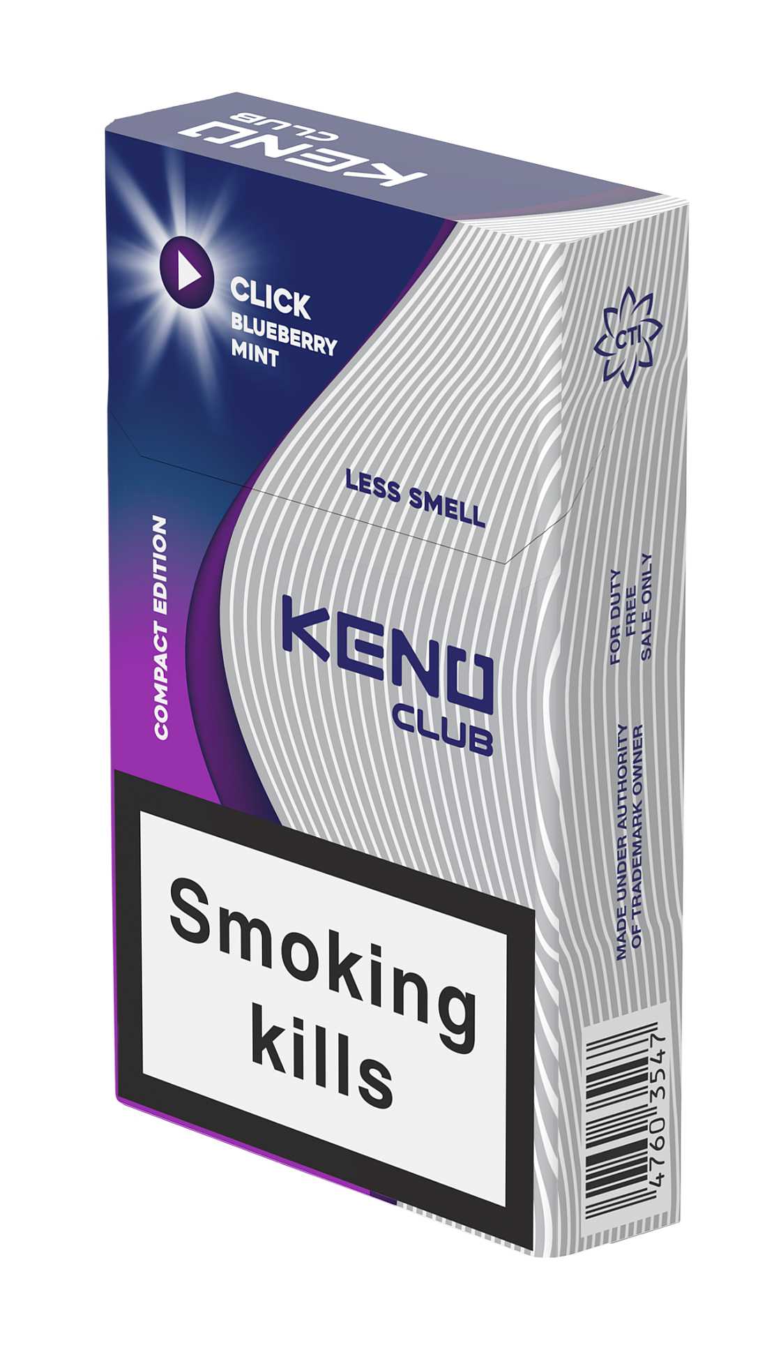 Keno Club Blueberry Mint Click Sigara , Yabanmersini ve Nane Aroma